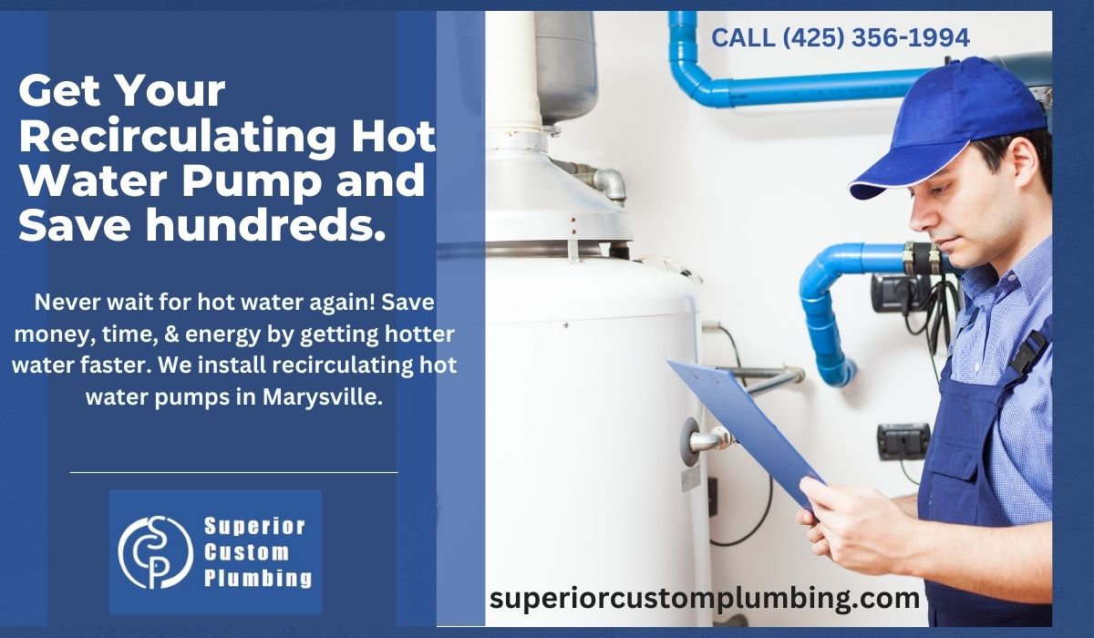 Get Your Recirculating Hot Water Pump and Save hundreds.